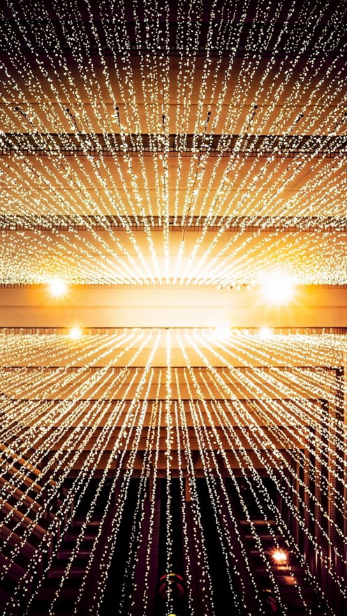 worm's eye-view photography of ceiling